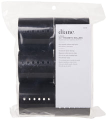 Diane Magnetic Roller Set, Black, 2-1/2 Inch, 6 Count, D2726