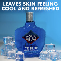 Aqua Velva After Shave, Classic Ice Blue, Soothes, Cools, and Refreshes Skin, 118 mL