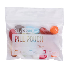 Ezy Dose Disposable Pill Pouches, Pill and Vitamin Storage, Clear, 50 Count