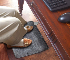 Cozy Products CT Cozy Toes Carpeted Foot Warming Space Heater Under Desks Warms Cold Feet