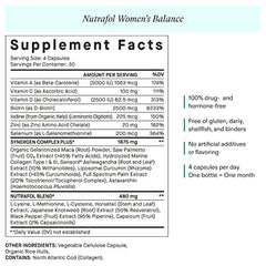 Nutrafol Women’s Balance Menopause Supplement 1-Month Supply