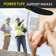 JobSite Power Tuff Anti-Fatigue Support Work Orthotic Insoles - Small