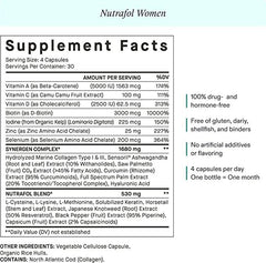 Nutrafol Women Hair Growth Supplement for Thicker, Stronger Hair (4 Capsules Per Day - 1 Month Supply)