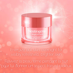 Neutrogena Bright Boost Overnight Recovery Gel Face Night Cream with Vitamin C for a Brighter, more Even Skin Tone, 50mL