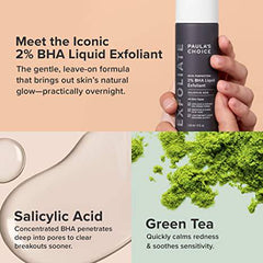 Paulas Choice--SKIN PERFECTING 2% BHA Liquid Salicylic Acid Exfoliant--Facial Exfoliant for Blackheads, Enlarged Pores, Wrinkles & Fine Lines - Zecoya